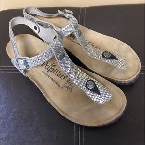 Birkenstock PAPILLIO sandals silver